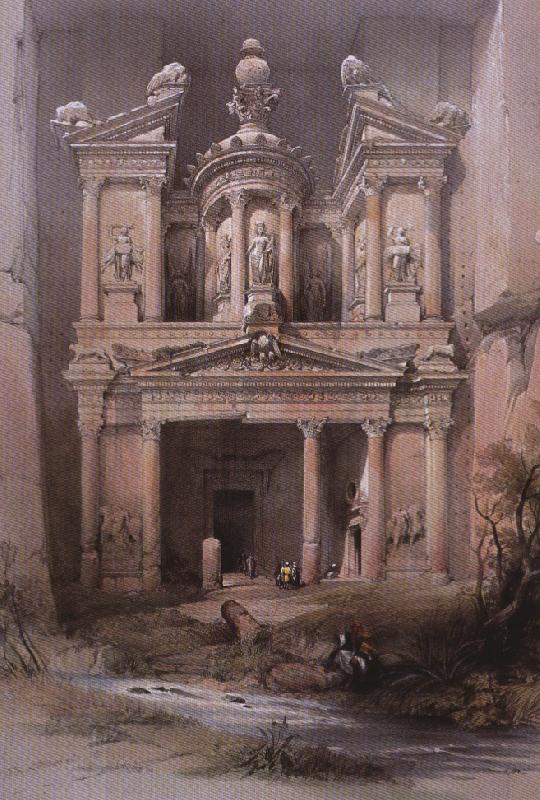 David Roberts El Khasne oil painting picture